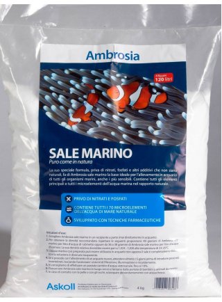 Sale marino Ambrosia 25 kg in bidone