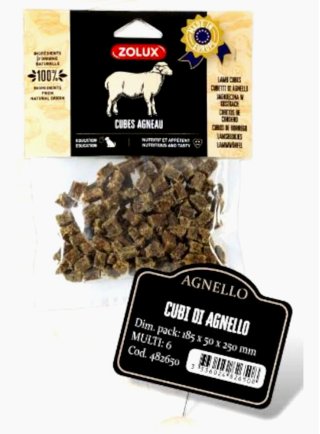 CUBI AGNELLO 100g SNACK NATURALE ZOLUX