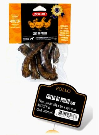 COLLO DI POLLO 150g SNACK NATURALE ZOLUX