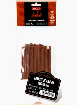 LAMELLE DI ANATRA SECCHE 100g