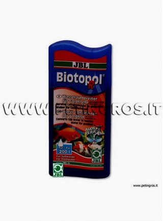 JBL Biotopol R biocondizionatore pesci acqua fredda confezione 100 ml per trattare fino a 200 lt