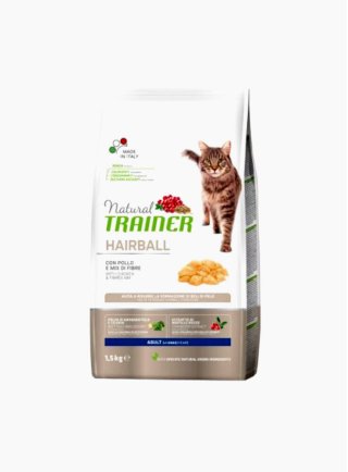 NATURAL TRAINER CAT HAIRBALL POLLO 1,5KG