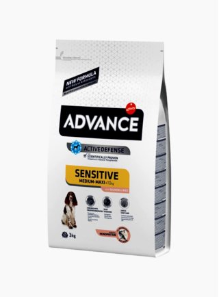 ADVANCE SENSITIVE CANE MED/MAX SALMONE & RISO 3kg