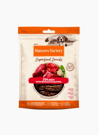 Nature's Variety Superfood Snack per cani gusto Manzo 85gr