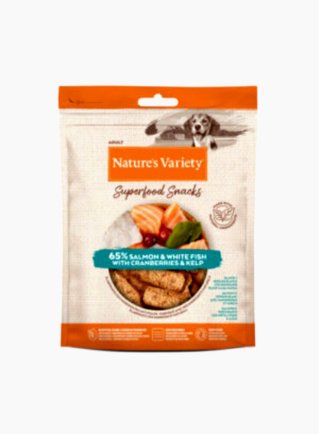 Nature's Variety Superfood Snack per cani gusto Salmone 85gr