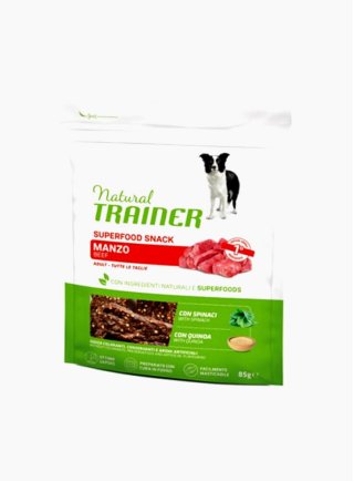 NATURAL TRAINER SUPERFOODS SNACKS MANZO 85G