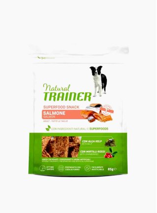 NATURAL TRAINER SUPERFOODS SNACKS SALMONE 85G