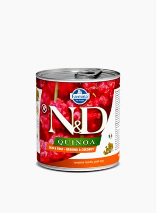 N&D DOG  QUINOA Skin & Coat - ARINGA E COCCO 285GR