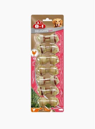 8in1 Snack cane Delights Pork XS 84 g 7 pezzi