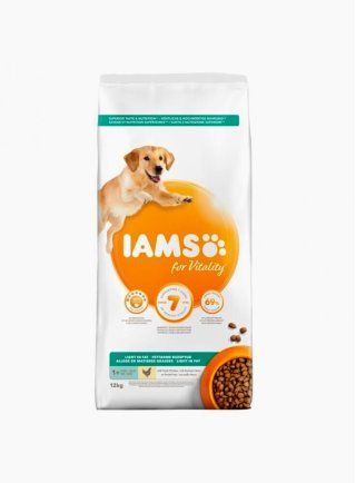 Iams for Vitality Dog Light Adult All Breeds Chicken 12 Kg