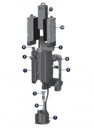 Carbone ricambio kompatto k4 2pz