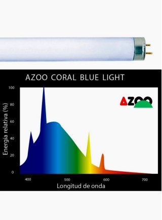 Azoo neon T8 Coral Blue light luce per coralli ed invertebrati