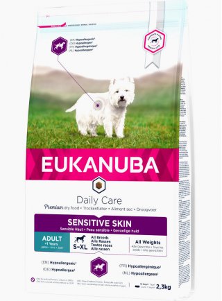 Eukanuba Dog Daily Care Adult Sensitive Skin All Breeds Chicken