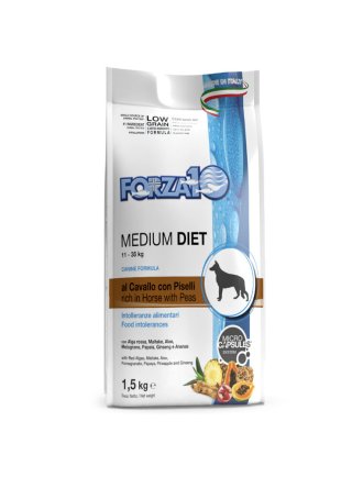 Forza 10 Medium Diet Low Grain Cavallo - Piselli kg 1,5