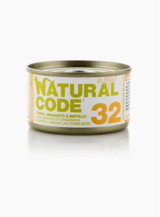 CODE 32 TONNO, AMARANTO E MIRTILLI Jelly 85g lattina - CAT