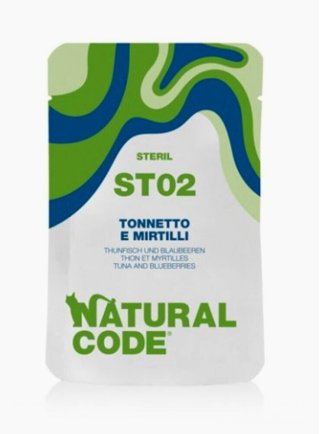 CODE ST02 STERIL 02 TONNETTO E MIRTILLI Busta 70g Specifico - CAT