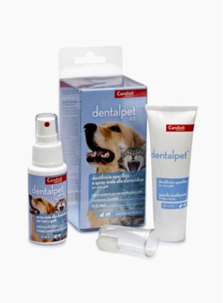 DentalPet Kit Tubo 50 ml+spray 50 ml+1ditale