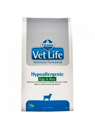 Farmina vet life Hypoallergenic cane 12kg uova