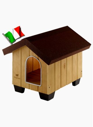 Cuccia per cani in Legno di Pino DOMUS MINI (50x65x47,5 cm)