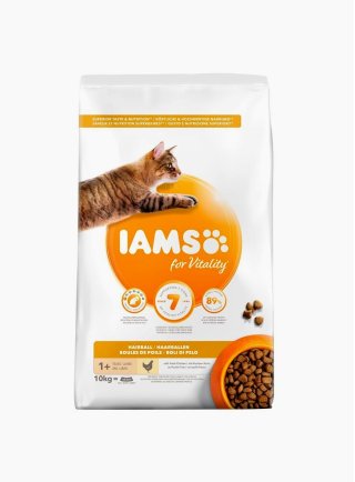 Iams Cat Hairball Control Adult All Breeds Chicken