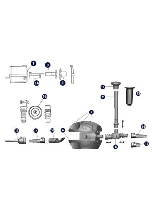 Laguna Coprigirante per pompa FF7500/MF 7500