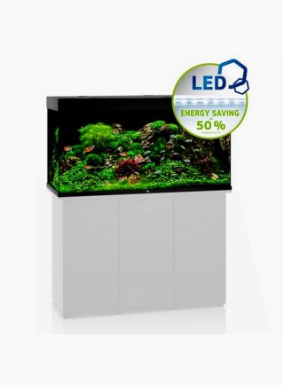 ACQUARIO JUWEL RIO 350 Led NERO + kit manutenzione e allestimento DOLCE omaggio