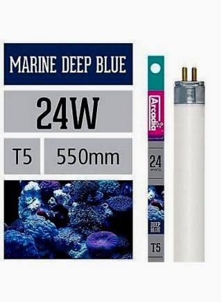 Arcadia Neon Marine Blue attinico T5 luce per acquario marino esalta i coralli