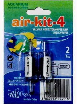 Kit aria 4 - valvola di non ritorno haquoss 2 pz