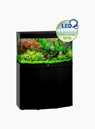 Acquario vision 180 Led nero + supporto + kit allestimento e manutenzione